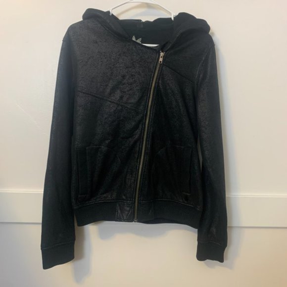 Volcom Black Assymetrical Bond With Me Jacket - Picture 1 of 5